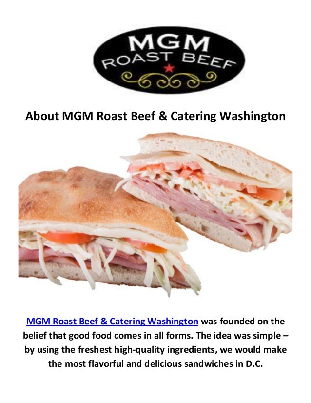 MGM Roast Beef & Catering Caterers in Washington, DC