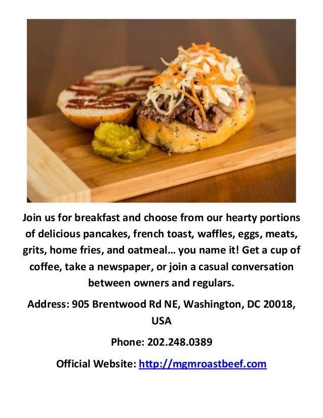 MGM Roast Beef Corporate Catering Washington, DC