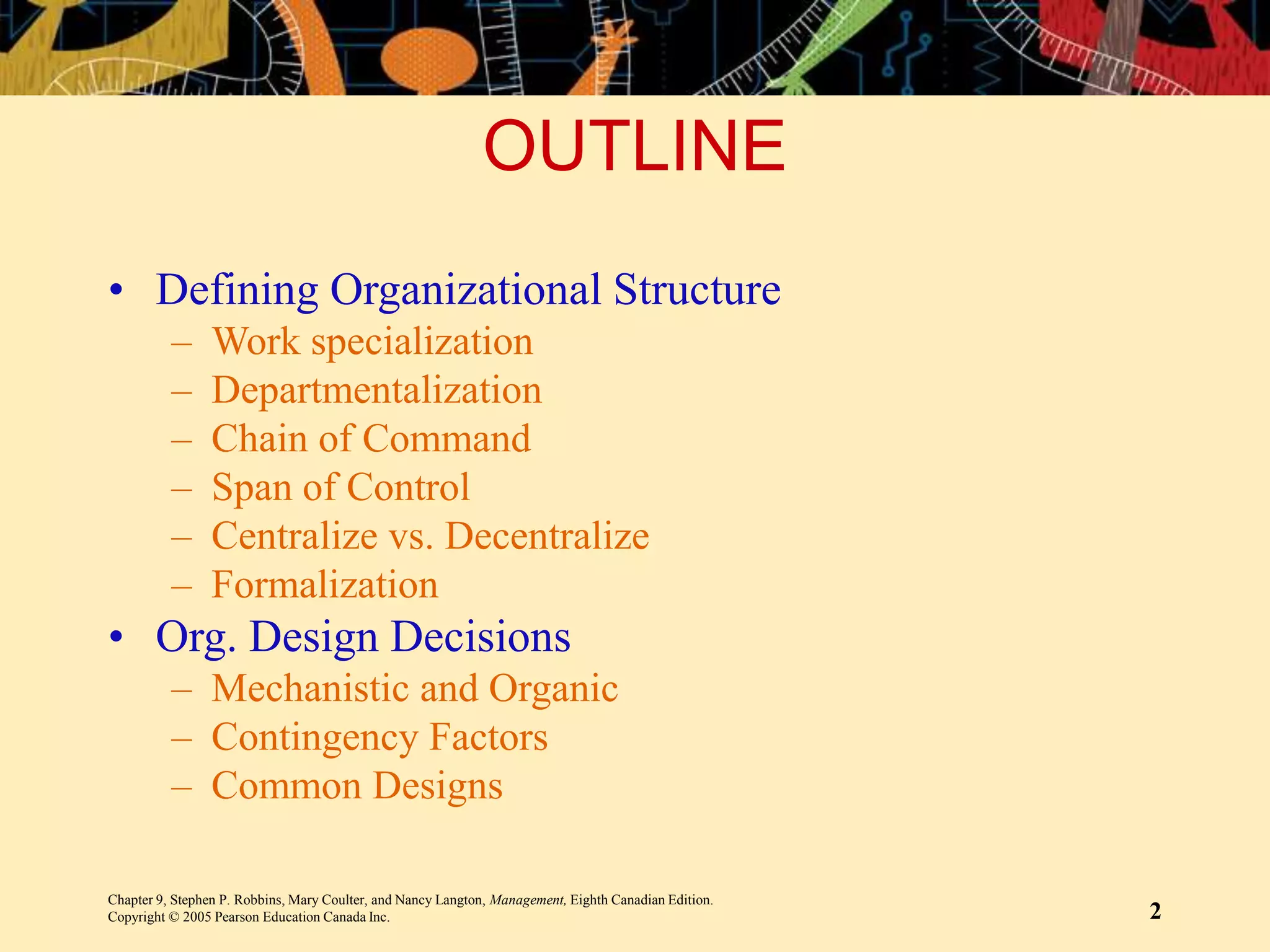 mgmt192-Chp9-OrgStructureAndDesign.ppt
