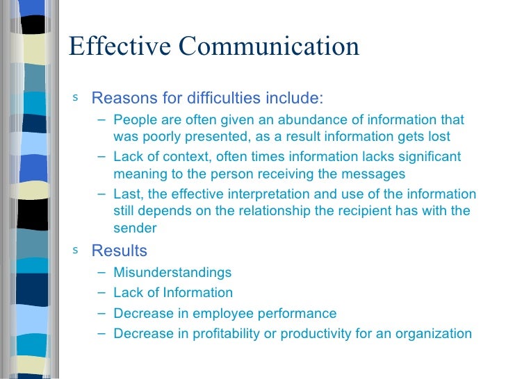 Communication & Influence