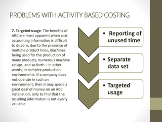 Chapter 11 : Activity Based Costing and Accounting Information | PPTX