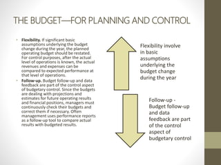 Management Accounting Chapter 12 : Budgeting | PPTX