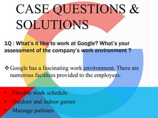 Case Study on Google | PPTX
