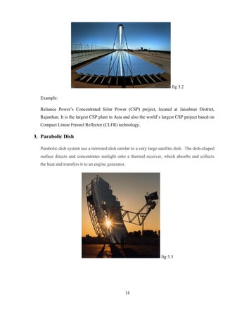MGN project on the topic SOLAR POWER PLANT | PDF