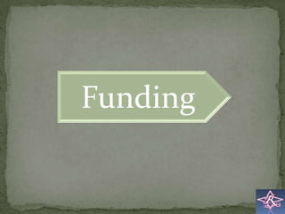 Funding
 