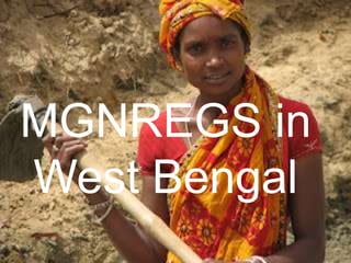 MGNREGS in
West Bengal
 