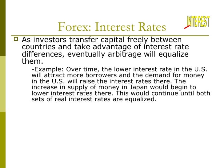 Forex interest rate arbitrage