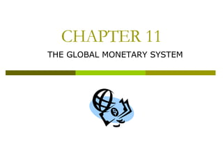 CHAPTER 11 THE GLOBAL MONETARY SYSTEM 
