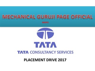 PLACEMENT DRIVE 2017
MGPO
 