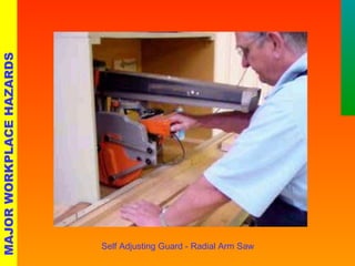 Self Adjusting Guard - Radial Arm Saw 
MAJOR WORKPLACE HAZARDS 
 