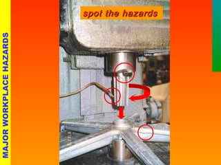 MAJOR WORKPLACE HAZARDS 
ssppoott tthhee hhaazzaarrddss 
 