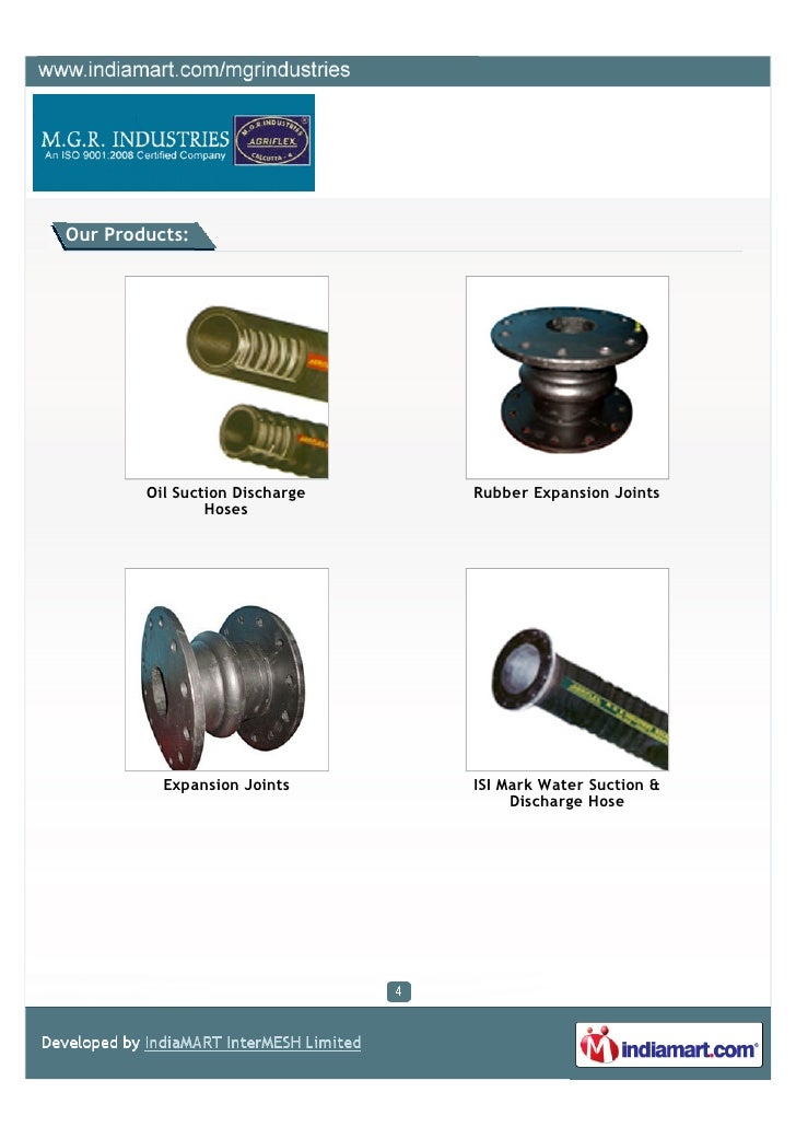 M. G. R. Industries, Kolkata, Expansion Joints