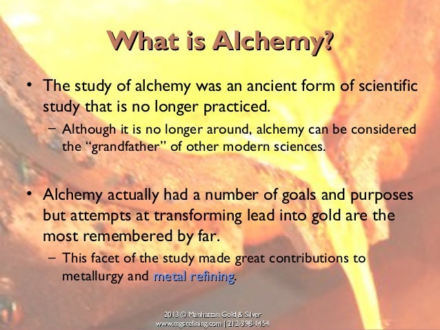 alchemy definition