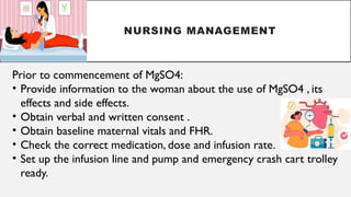 Magnesium sulphate therapy in Pregnancy for fetal neuroprotection | PPTX