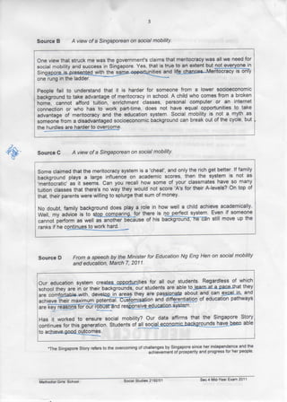 MGS Social Studies Mid-Year Exam Paper