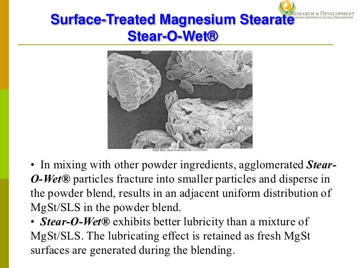 Attributes of Magesium Stearate as a Tablet Lubricant