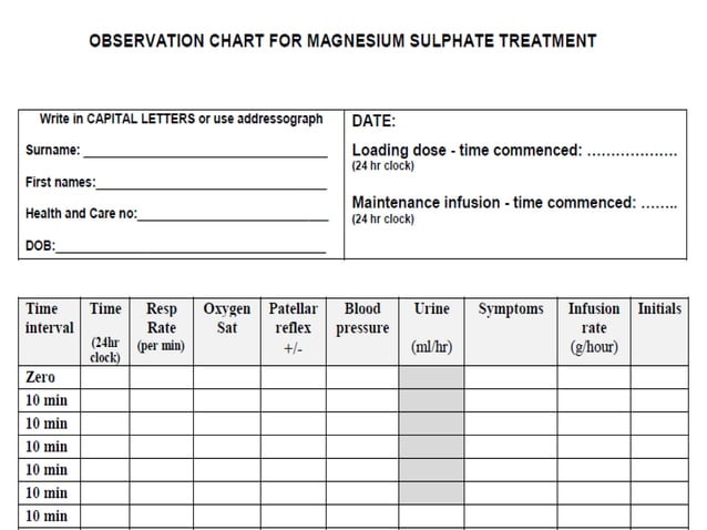 Magnesium Sulfate in Obstetrics | PDF | Pregnancy | Reproductive Health