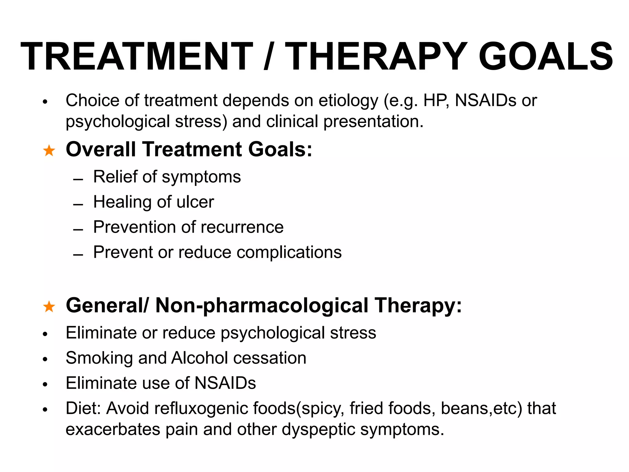 Pud Treatment Algorithm Management of Acute Exacerbation of Peptic Ulcer Disease (PUD) | PDF