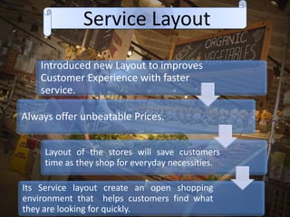 Wal-Mart product and service design 
