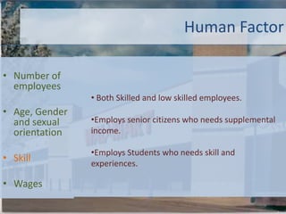 a full-service supermarket