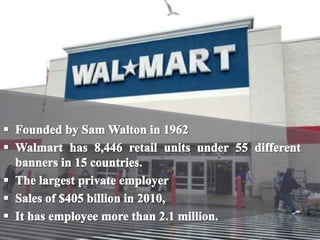 Founded by Sam Walton in 1962