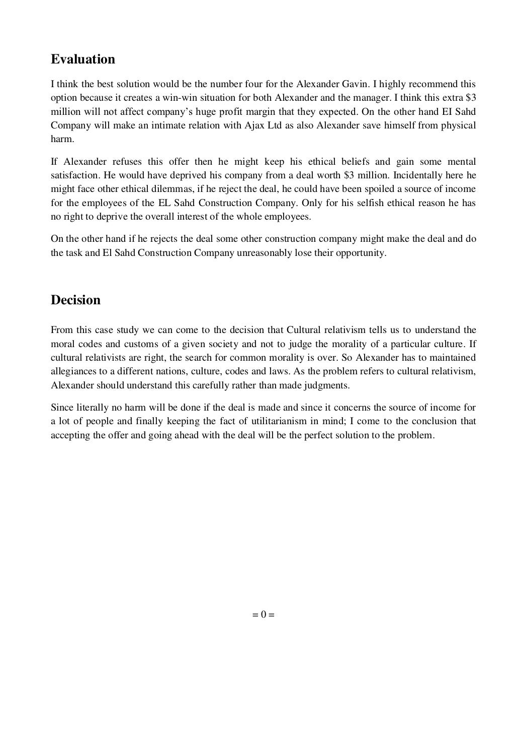 Alexander gavins dilemma essay 08 picture