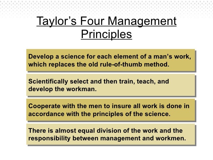 Principles of management