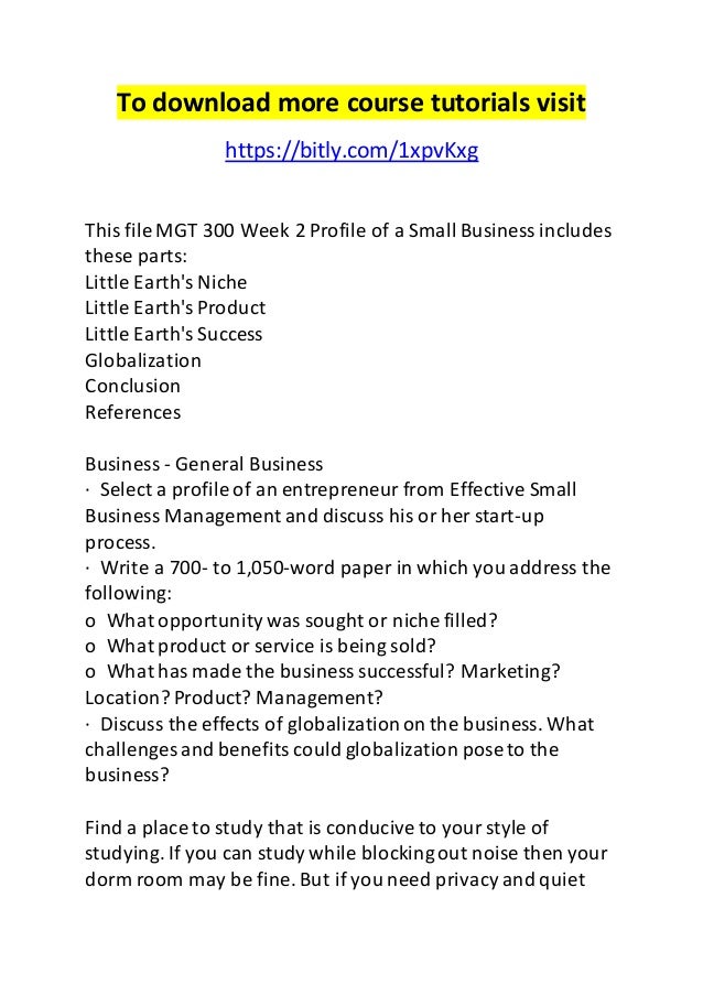 Company Profile Template For Small Business