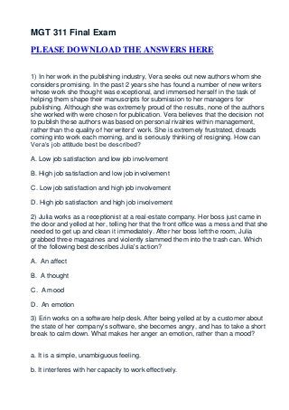 Final exam mgt 311 essay example 08 picture