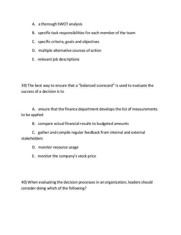 Mgt 350 Guide 1 10 Considerations When Framing A Problem Include
