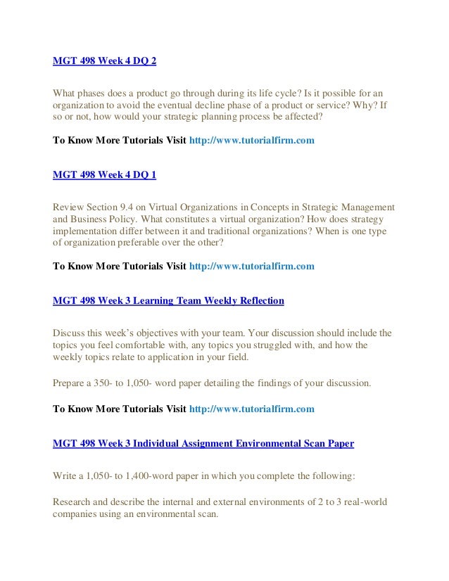 mgt 498 Answers are here mgt 498 final exam1) in a survey of 50 corporations, which of the following was rated as a benefit of strategicmanagementa. mgt 498 Answers are here mgt 498 final exam1) in a survey of 50 corporations, which of the following was rated as a benefit of strategicmanagementa.