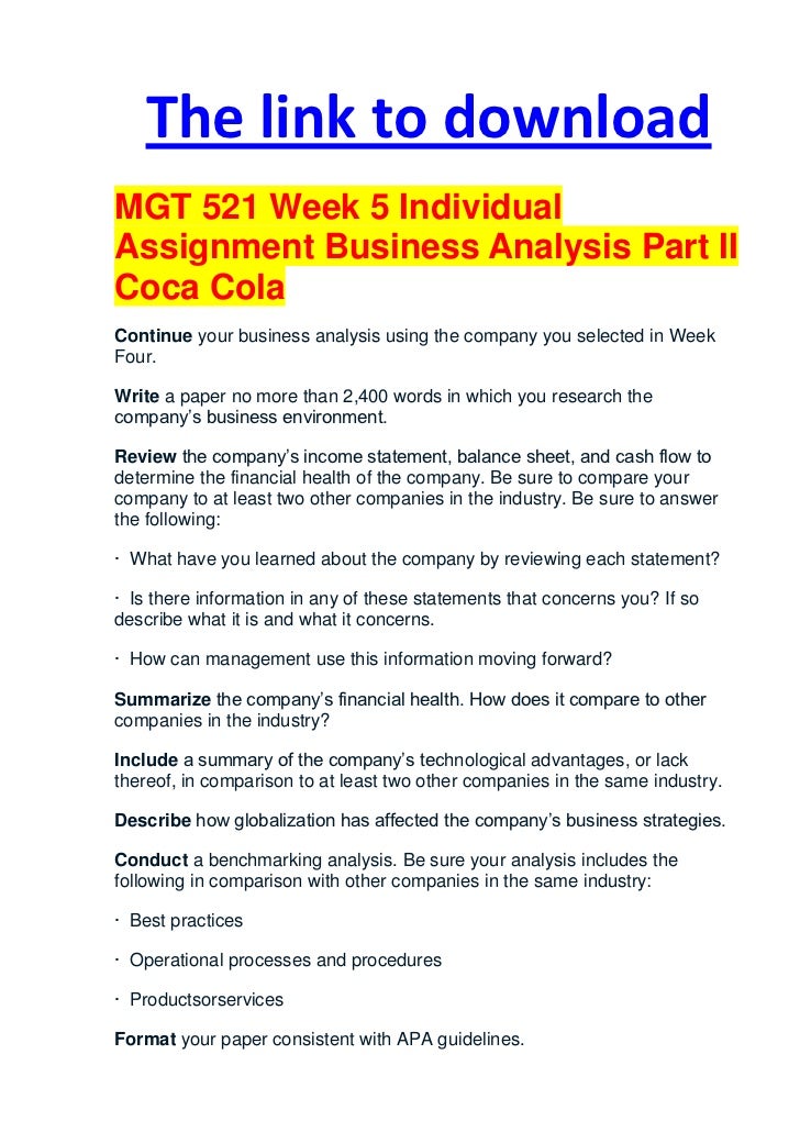 individual business analysis part i Snaptutorial is a online tutorial store we provides bus 475 week 3 individual assignment business model and strategic plan part ii: swott analysis paper (2 papers. individual business analysis part i Snaptutorial is a online tutorial store we provides bus 475 week 3 individual assignment business model and strategic plan part ii: swott analysis paper (2 papers.