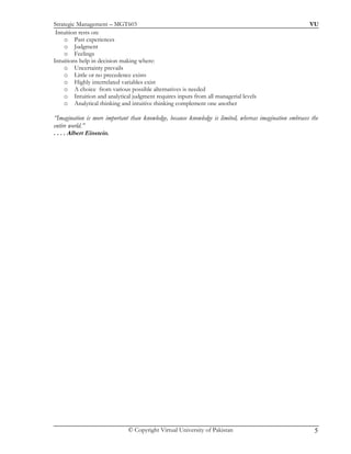 Strategic Management (Lecture 1  45)