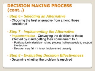 Managerial Decision Making | PPT