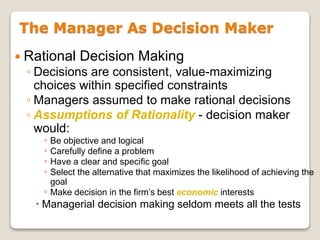 Managerial Decision Making | PPT