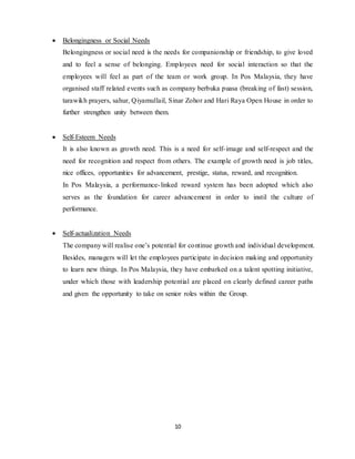 MGT162 Assignment (POS Malaysia)