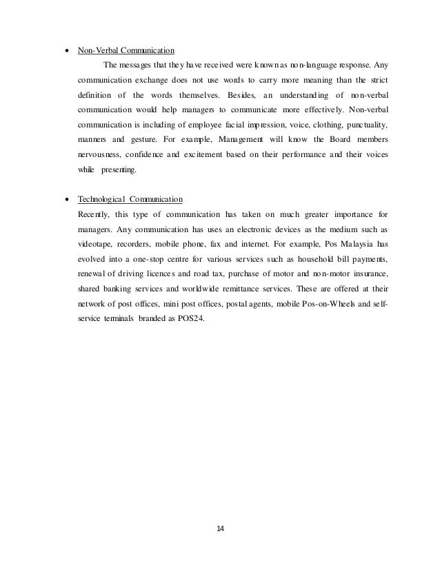 MGT162 Assignment (POS Malaysia)