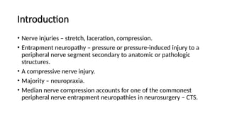 Compressive Neuropathy Chest management of median nerve compression.pptx