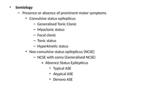 Status Cataplecticus Mgt of Status epilepticus and it's component.pptx