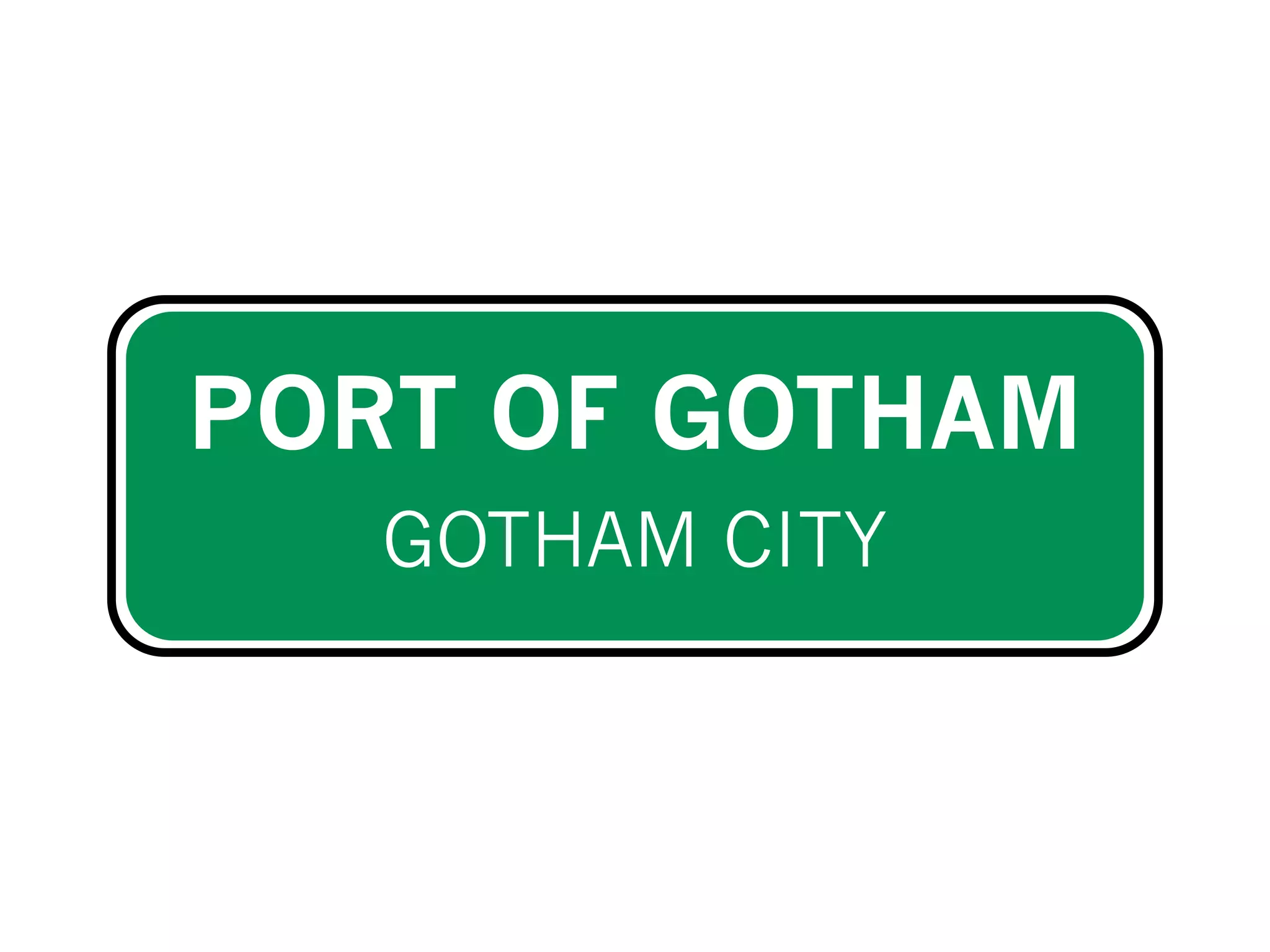 PORT OF GOTHAM
GOTHAM CITY
 