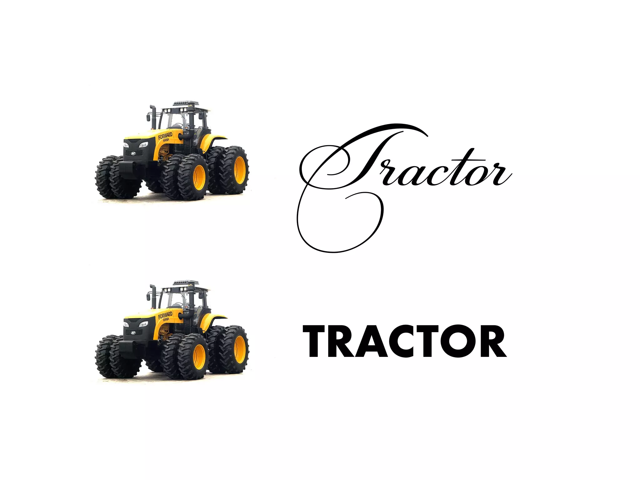 TRACTOR
Tractor
 