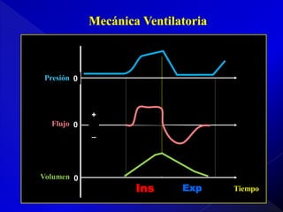 Presión 0

+
Flujo 0
_

Volumen 0

Ins

Exp

Tiempo

 