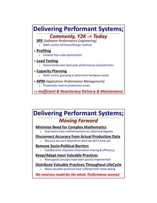 Managing Application Performance: A Simplified Universal Approach | PDF