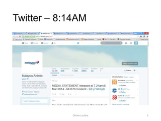 Twitter – 8:14AM
Olivier Leclère 5
 