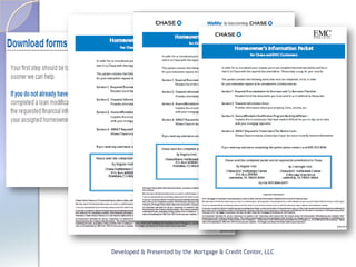 Developed & Presented by the Mortgage & Credit Center, LLC
 