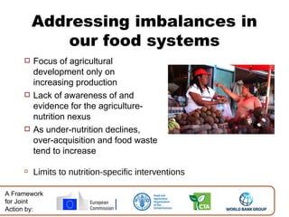 Agriculture and nutrition: a common future | PDF