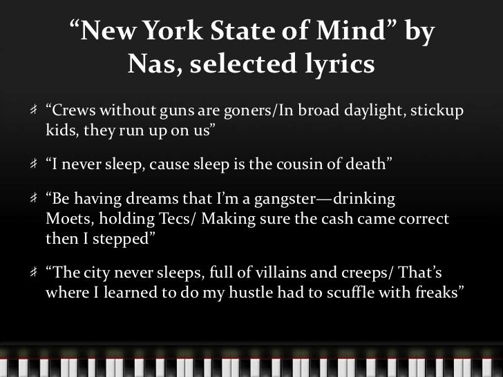 Nas Ny State Of Mind Download