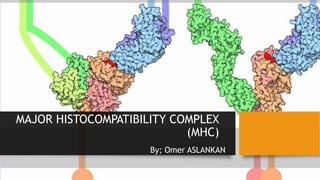 MAJOR HISTOCOMPATIBILITY COMPLEX
(MHC)
By; Omer ASLANKAN
 