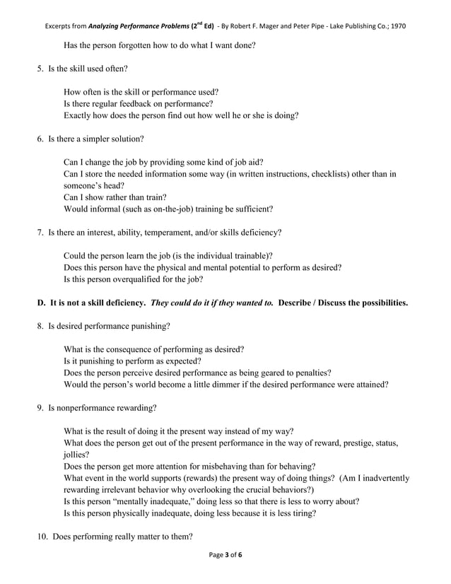 MOBILIZE HEALTHY COMMUNITIES by ANALYZING PERFORMANCE PROBLEMS | PDF