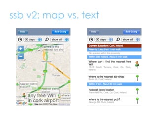 ssb v2: map vs. text
 
